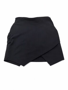bebe Black Asymmetrical Wrap Skirt